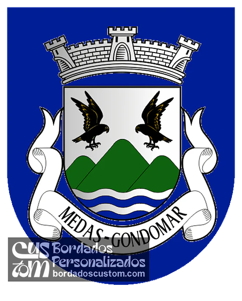 Emblema Bordado Antiga Freguesia de Medas (Gondomar, Porto)