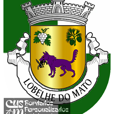 Emblema Bordado Antiga Freguesia de Lobelhe do Mato (Mangualde, Viseu) 1