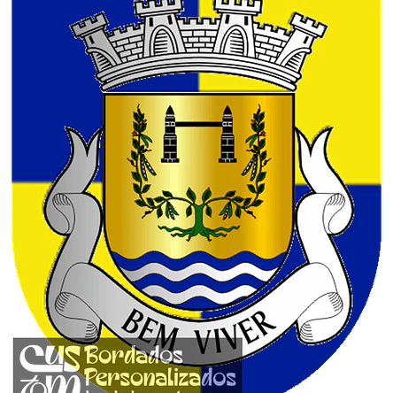 Emblema Bordado Freguesia de Bem Viver (Marco de Canaveses, Porto) 1