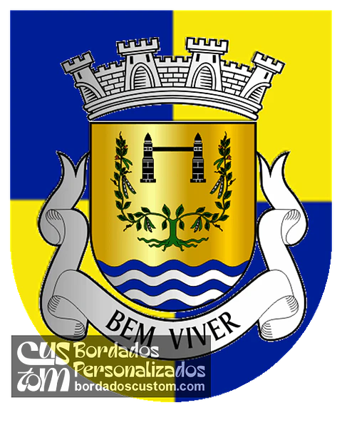 Emblema Bordado Freguesia de Bem Viver (Marco de Canaveses, Porto)