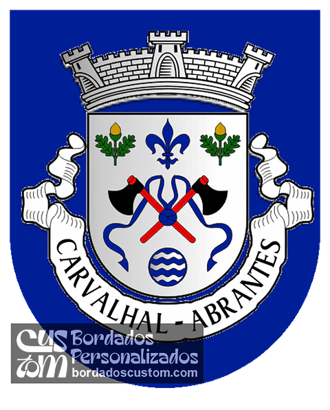 Emblema Bordado Freguesia de Carvalhal (Abrantes, Santarém)