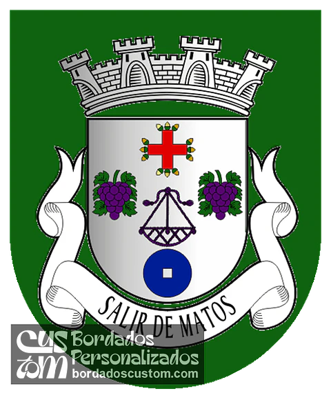 Emblema Bordado Freguesia de Salir de Matos (Caldas da Rainha, Leiria)