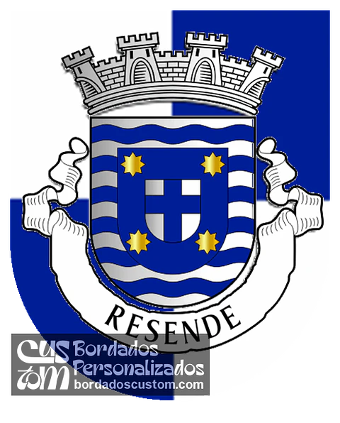 Emblema Bordado Município de Resende (Viseu)