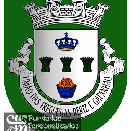 Emblema Bordado Freguesia de Reriz e Gafanhão (Castro Daire, Viseu) 1