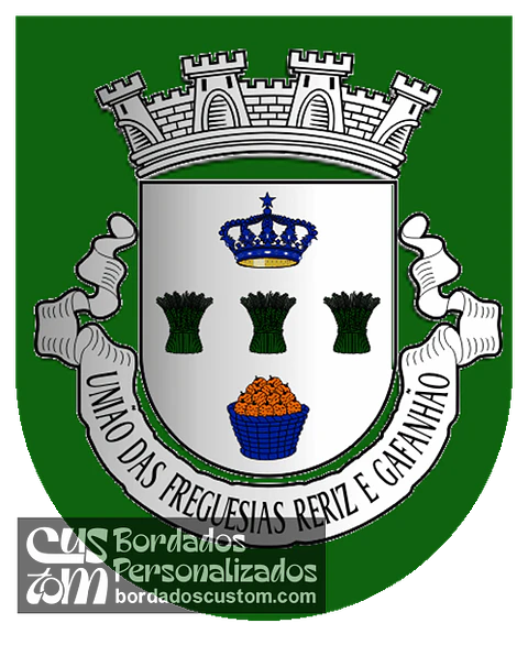 Emblema Bordado Freguesia de Reriz e Gafanhão (Castro Daire, Viseu)