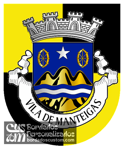 Emblema Bordado Município de Manteigas (Guarda)