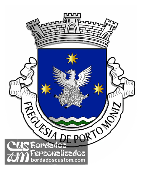 Emblema Bordado Freguesia de Porto Moniz (Porto Moniz, Madeira)