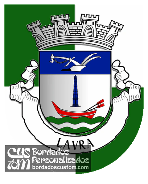 Emblema Bordado Antiga Freguesia de Lavra (Matosinhos, Porto)