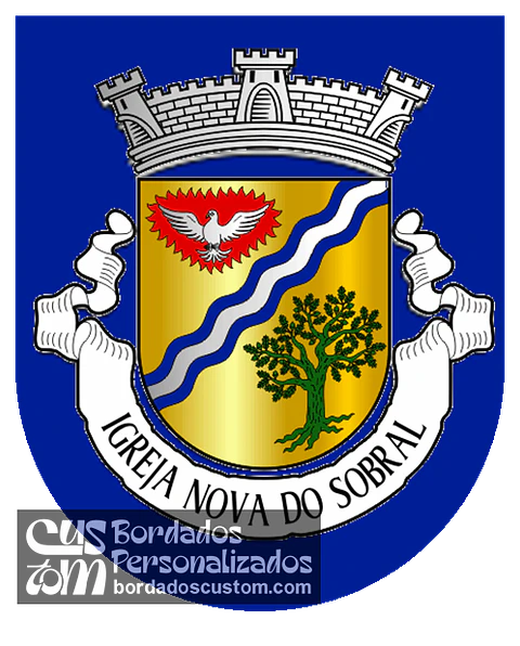 Emblema Bordado Freguesia de Igreja Nova do Sobral (Ferreira do Zêzere, Santarém)
