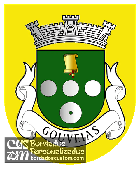 Emblema Bordado Antiga Freguesia de Gouveias (Pinhel, Guarda)