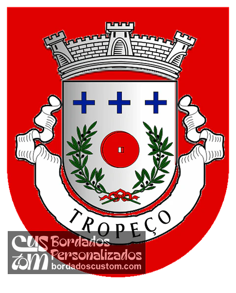 Emblema Bordado Freguesia de Tropeço (Arouca, Aveiro)