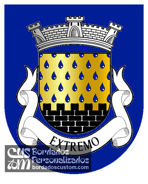 Emblema Bordado Antiga Freguesia de Extremo (Arcos de Valdevez, Viana do Castelo)