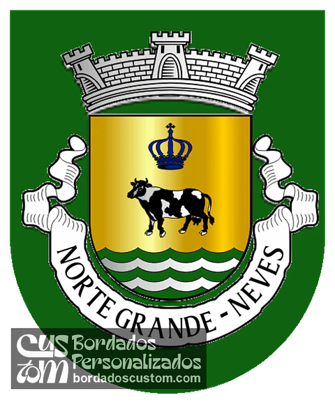 Emblema Bordado Freguesia de Norte Grande (Neves) (Velas, Açores)