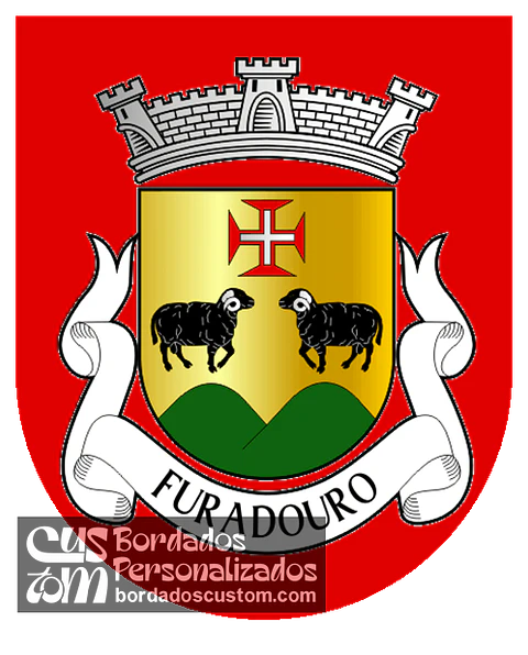 Emblema Bordado Freguesia de Furadouro (Condeixa-a-Nova, Coimbra)