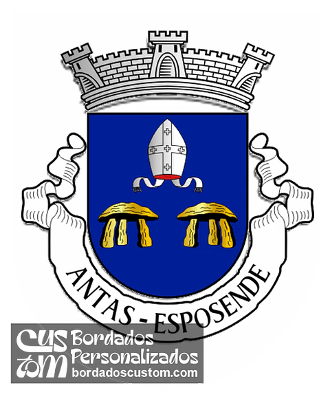 Emblema Bordado Freguesia de Antas (Esposende, Braga)