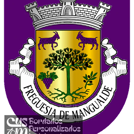 Emblema Bordado Antiga Freguesia de Mangualde (Mangualde, Viseu) 1