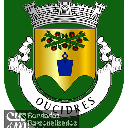 Emblema Bordado Antiga Freguesia de Oucidres (Chaves, Vila Real) 1
