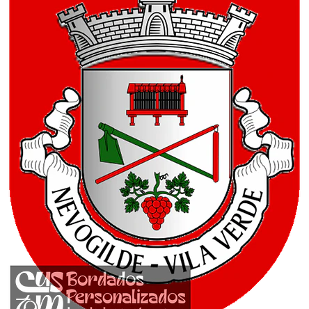 Emblema Bordado Antiga Freguesia de Nevogilde (Vila Verde, Braga) 1