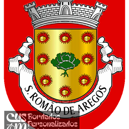 Emblema Bordado Antiga Freguesia de São Romão de Aregos (Resende, Viseu) 1