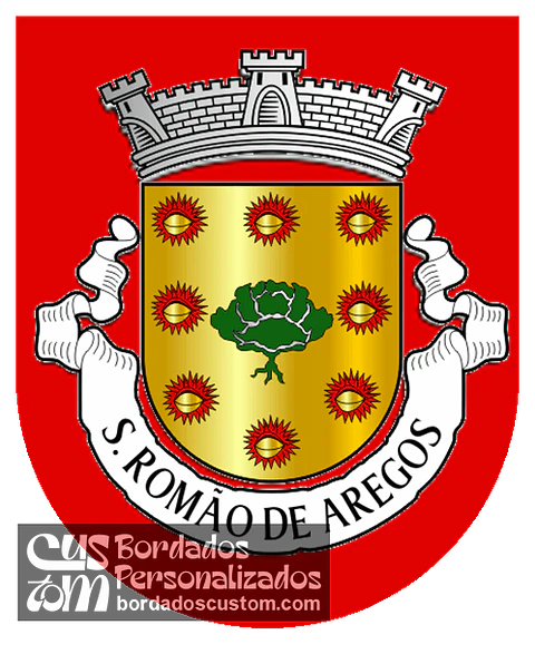 Emblema Bordado Antiga Freguesia de São Romão de Aregos (Resende, Viseu)