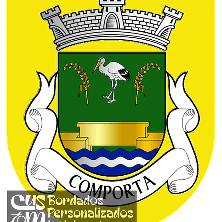 Emblema Bordado Freguesia de Comporta (Alcácer do Sal, Setúbal) 1