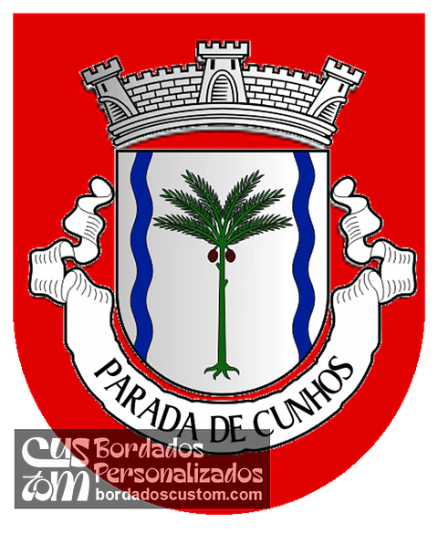 Emblema Bordado Freguesia de Parada de Cunhos (Vila Real, Vila Real)