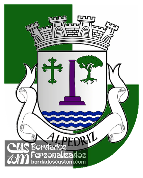 Emblema Bordado Antiga Freguesia de Alpedriz (Alcobaça, Leiria)