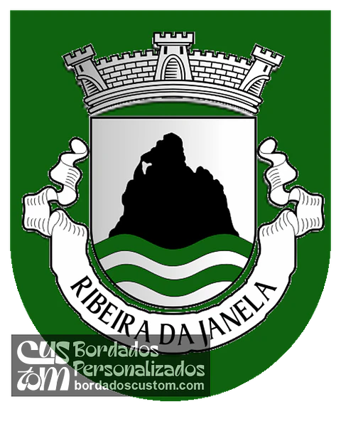 Emblema Bordado Freguesia de Ribeira da Janela (Porto Moniz, Madeira)