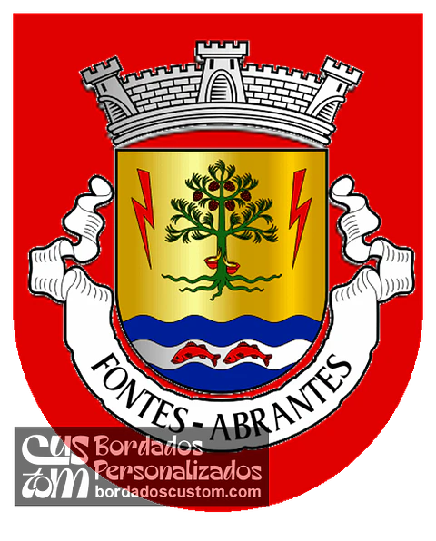 Emblema Bordado Freguesia de Fontes (Abrantes, Santarém)