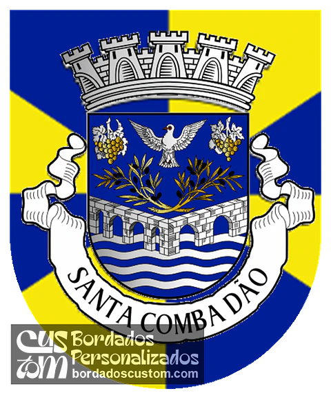 Emblema Bordado Município de Santa Comba Dão (Viseu)