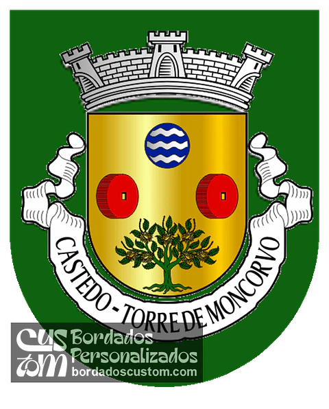 Emblema Bordado Freguesia de Castedo (Torre de Moncorvo, Bragança)