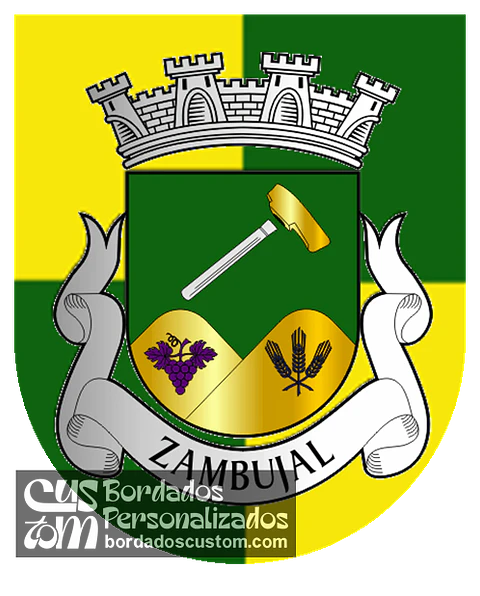 Emblema Bordado Freguesia de Zambujal (Condeixa-a-Nova, Coimbra)