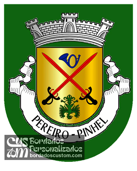 Emblema Bordado Antiga Freguesia de Pereiro (Pinhel, Guarda)