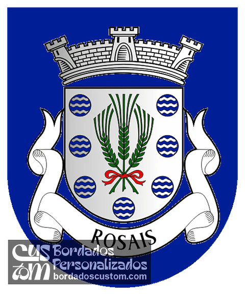 Emblema Bordado Freguesia de Rosais (Velas, Açores)
