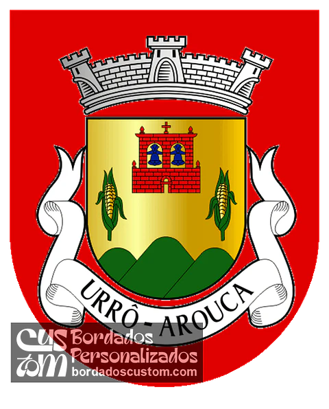 Emblema Bordado Freguesia de Urrô (Arouca, Aveiro)