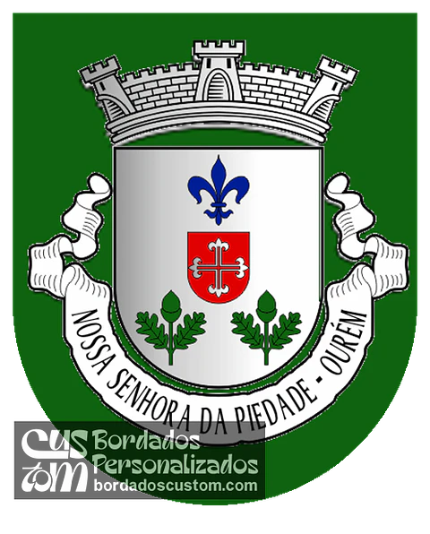 Emblema Bordado Freguesia de Ourém (Nossa Senhora da Piedade) (Ferreira do Zêzere, Santarém)