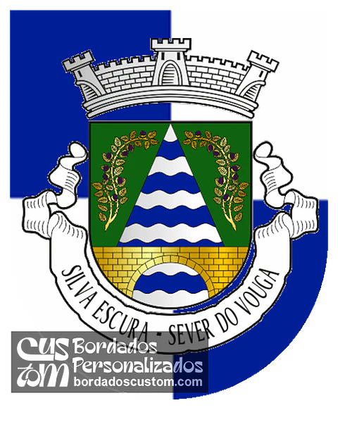 Emblema Bordado Antiga Freguesia de Silva Escura (Sever do Vouga, Aveiro)