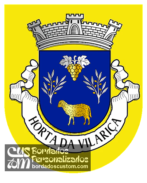 Emblema Bordado Freguesia de Horta da Vilariça (Torre de Moncorvo, Bragança)