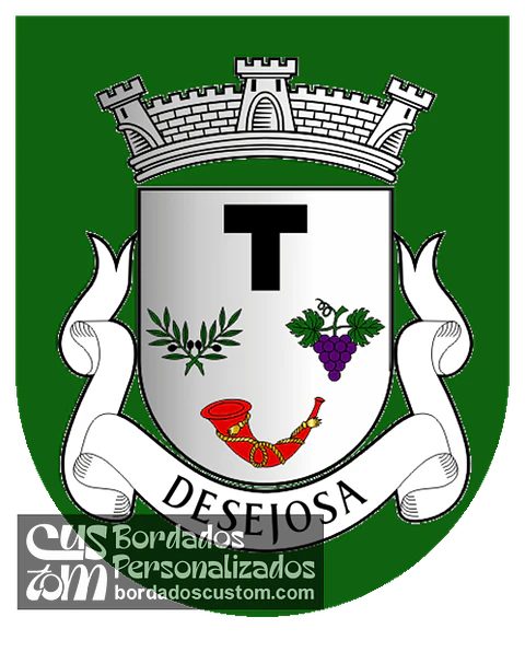 Emblema Bordado Freguesia de Desejosa (Tabuaço, Viseu)