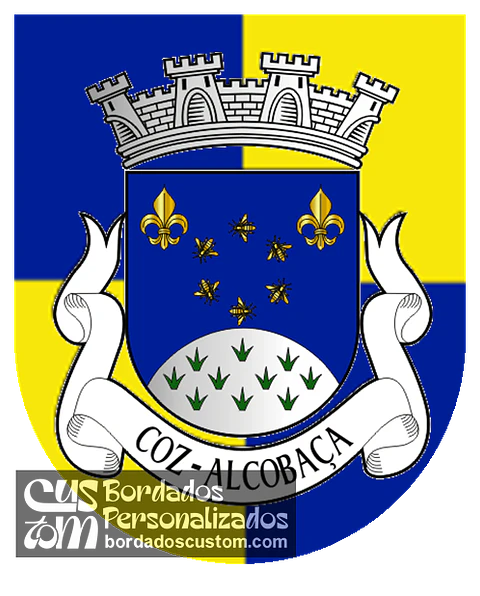 Emblema Bordado Antiga Freguesia de Coz (Alcobaça, Leiria)