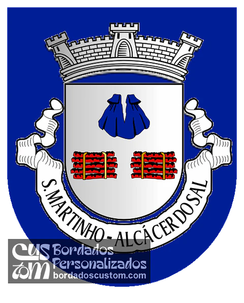 Emblema Bordado Freguesia de São Martinho (Alcácer do Sal, Setúbal)