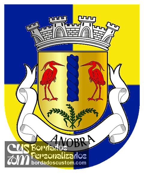Emblema Bordado Freguesia de Anobra (Condeixa-aNova, Coimbra)