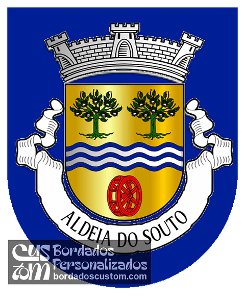 Emblema Bordado Antiga Freguesia de Aldeia do Souto (Covilhã, Castelo Branco)