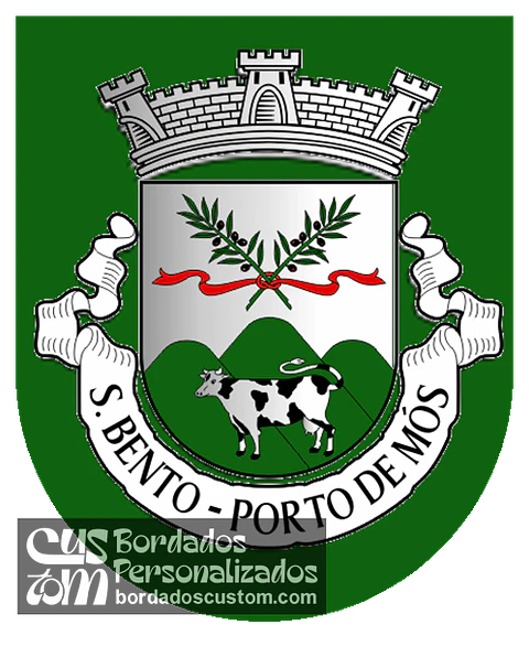 Emblema Bordado Freguesia de São Bento (Porto de Mós, Leiria)