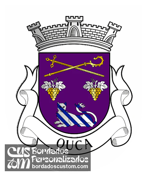 Emblema Bordado Freguesia de Ouca (Vagos, Aveiro)