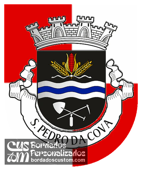 Emblema Bordado Antiga Freguesia de São Pedro da Cova (Gondomar, Porto)