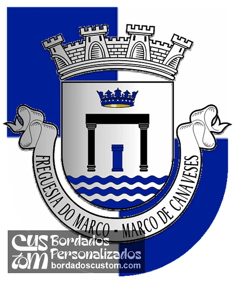 Emblema Bordado Freguesia de Marco (Marco de Canaveses, Porto)