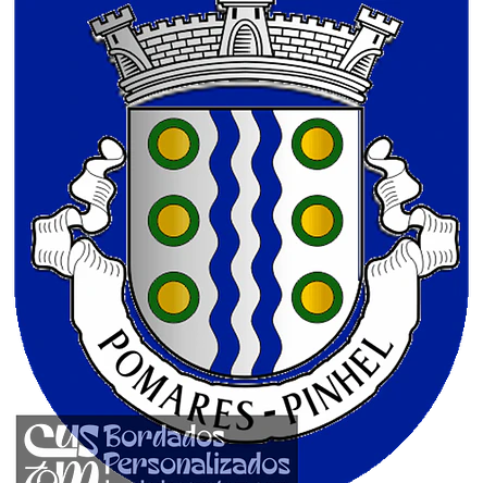 Emblema Bordado Antiga Freguesia de Pomares (Pinhel, Guarda) 1