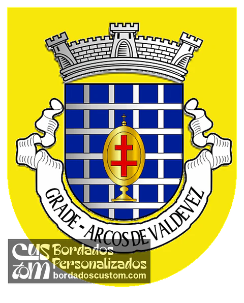 Emblema Bordado Antiga Freguesia de Grade (Arcos de Valdevez, Viana do Castelo)
