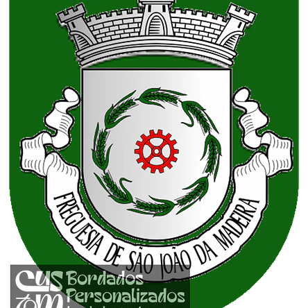 Emblema Bordado Freguesia de São João da Madeira (São João da Madeira, Aveiro) 1